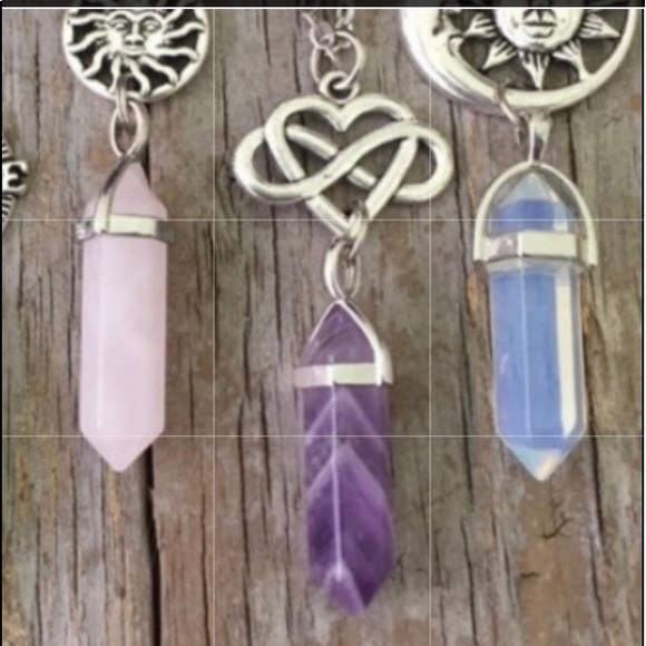 Jewelry - 🌙Moon& Sun,Crystal fairy or infinity Love Crescen